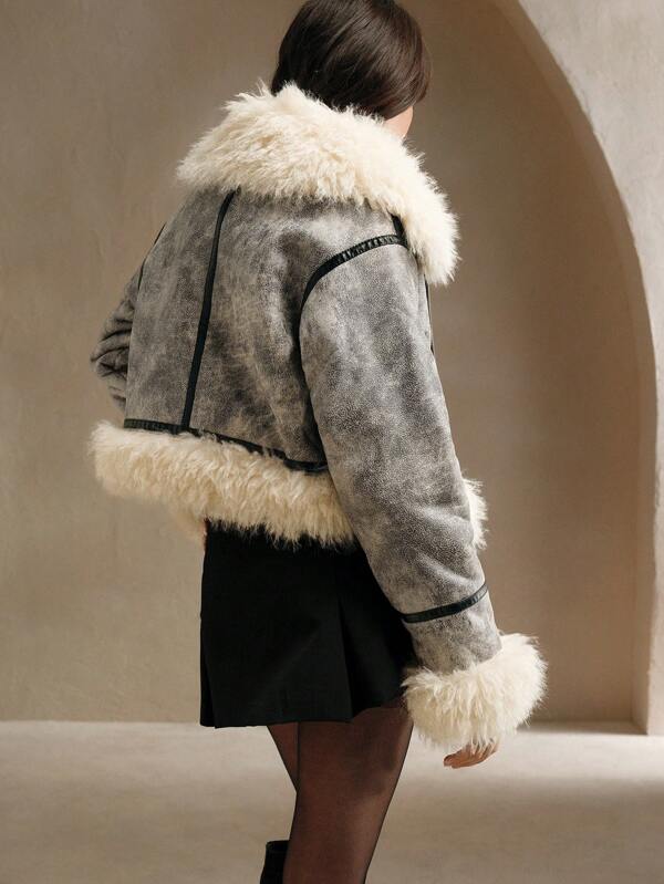 Faux Fur Elegante Dames Winterjas