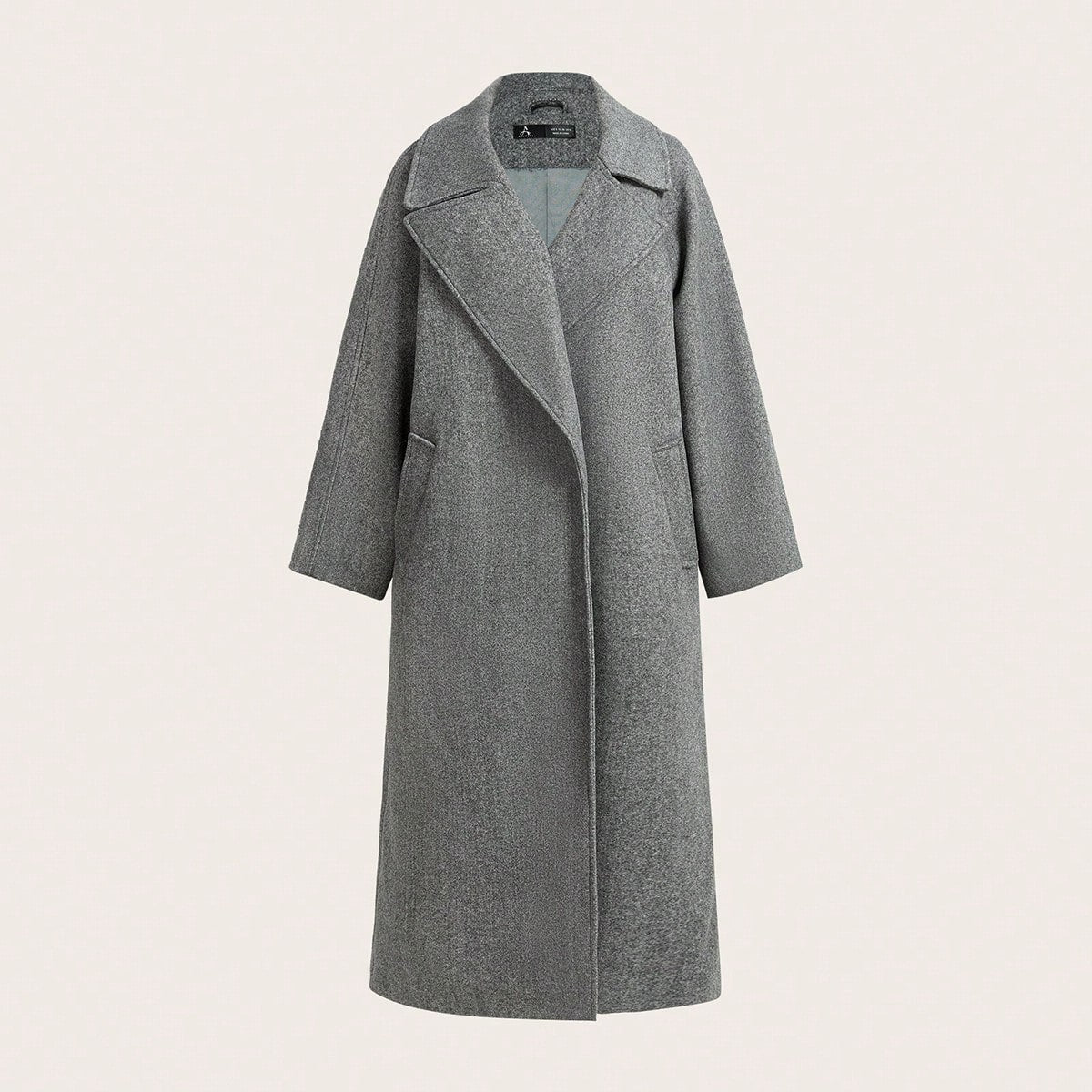 Lange Wolmix Elegante Dames Trenchcoat