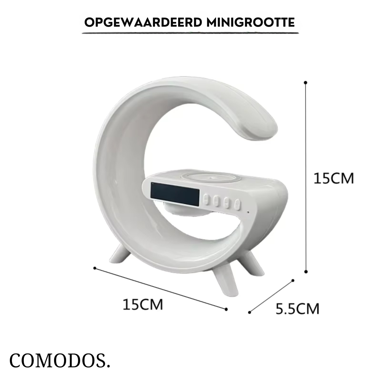 Draadloze Lamp en Luidspreker – Draadloos opladen