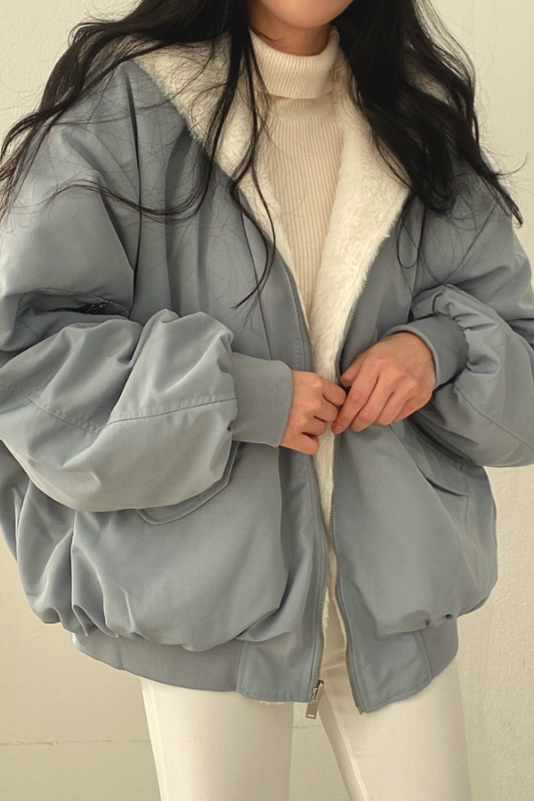 Trendy Oversized Reversible Winterjas