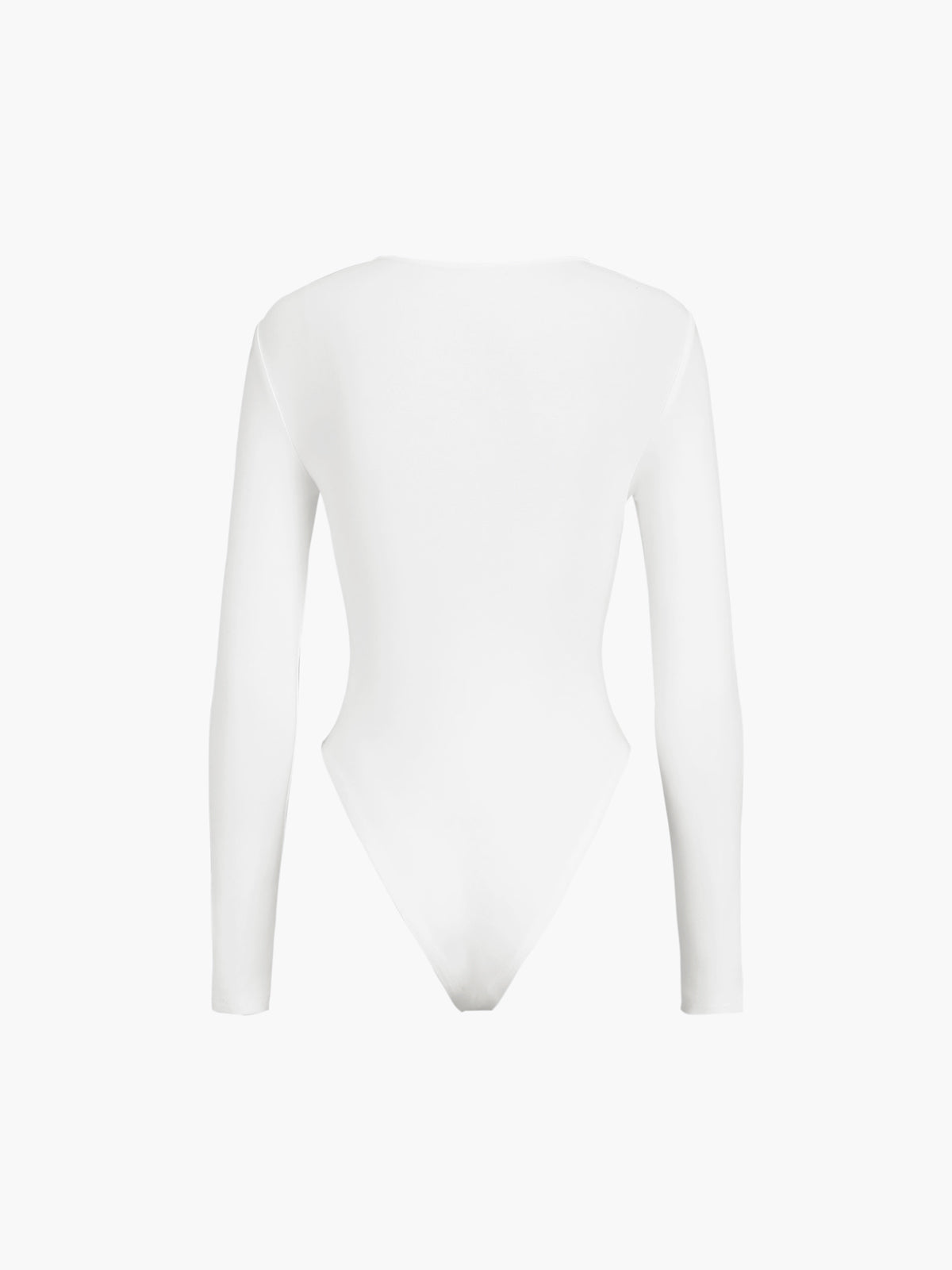 Metallic cut-out bodysuit - Langmouwen