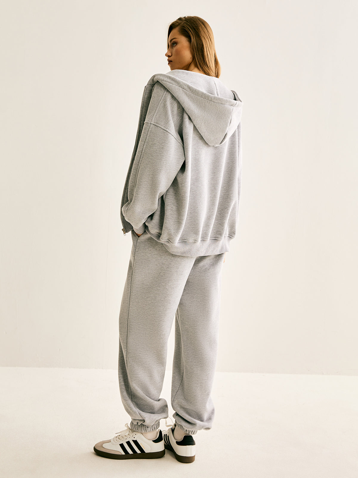 Grijze Joggingset voor Dames – Comfortabele en Stijlvolle Loungewear