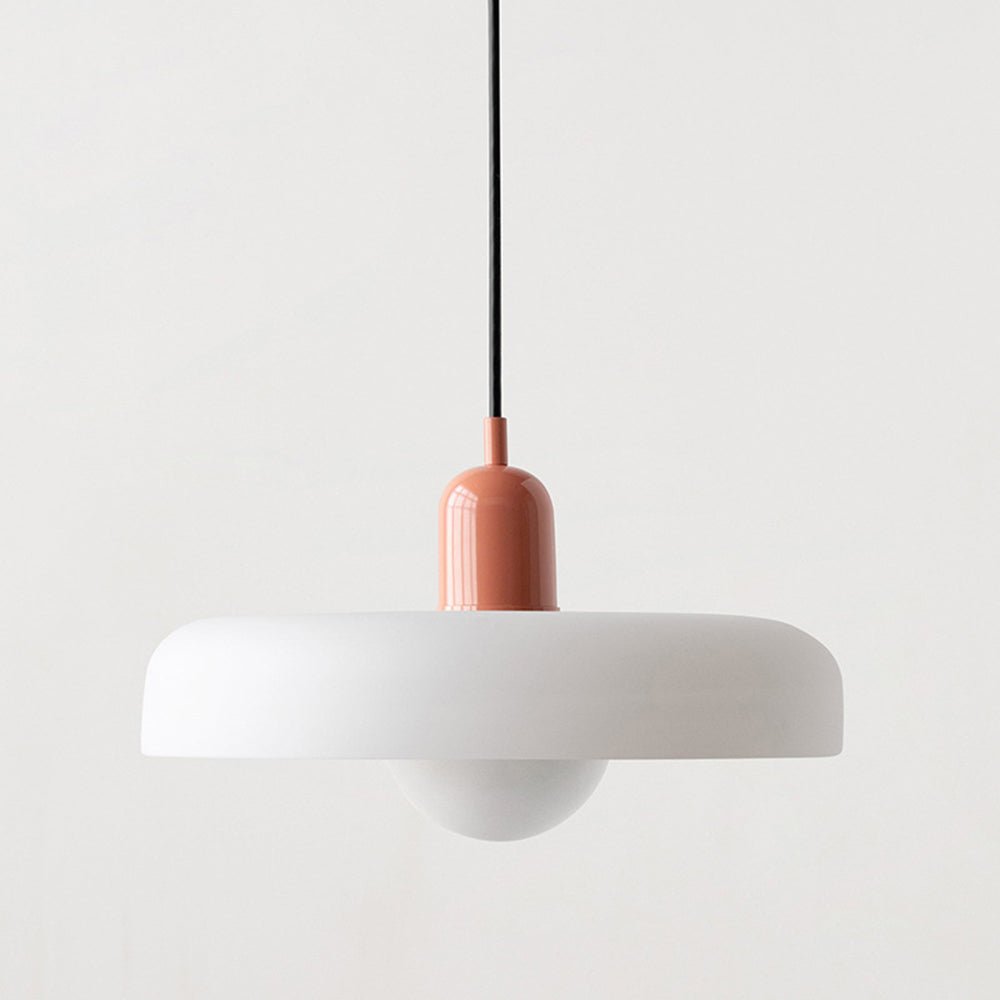 Stijlvolle Bauhaus Hanglamp van Kleurig Glas – Modern Design