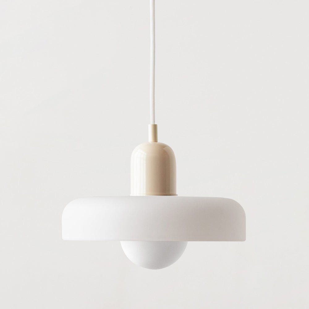 Stijlvolle Bauhaus Hanglamp van Kleurig Glas – Modern Design