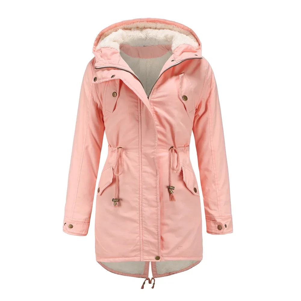 Winter Dames Parka - Fleecevoering En Waterafstotend