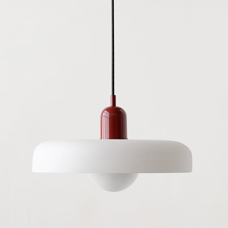 Stijlvolle Bauhaus Hanglamp van Kleurig Glas – Modern Design