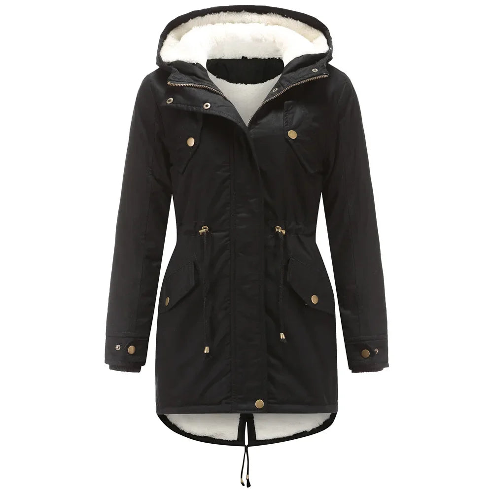 Winter Dames Parka - Fleecevoering En Waterafstotend