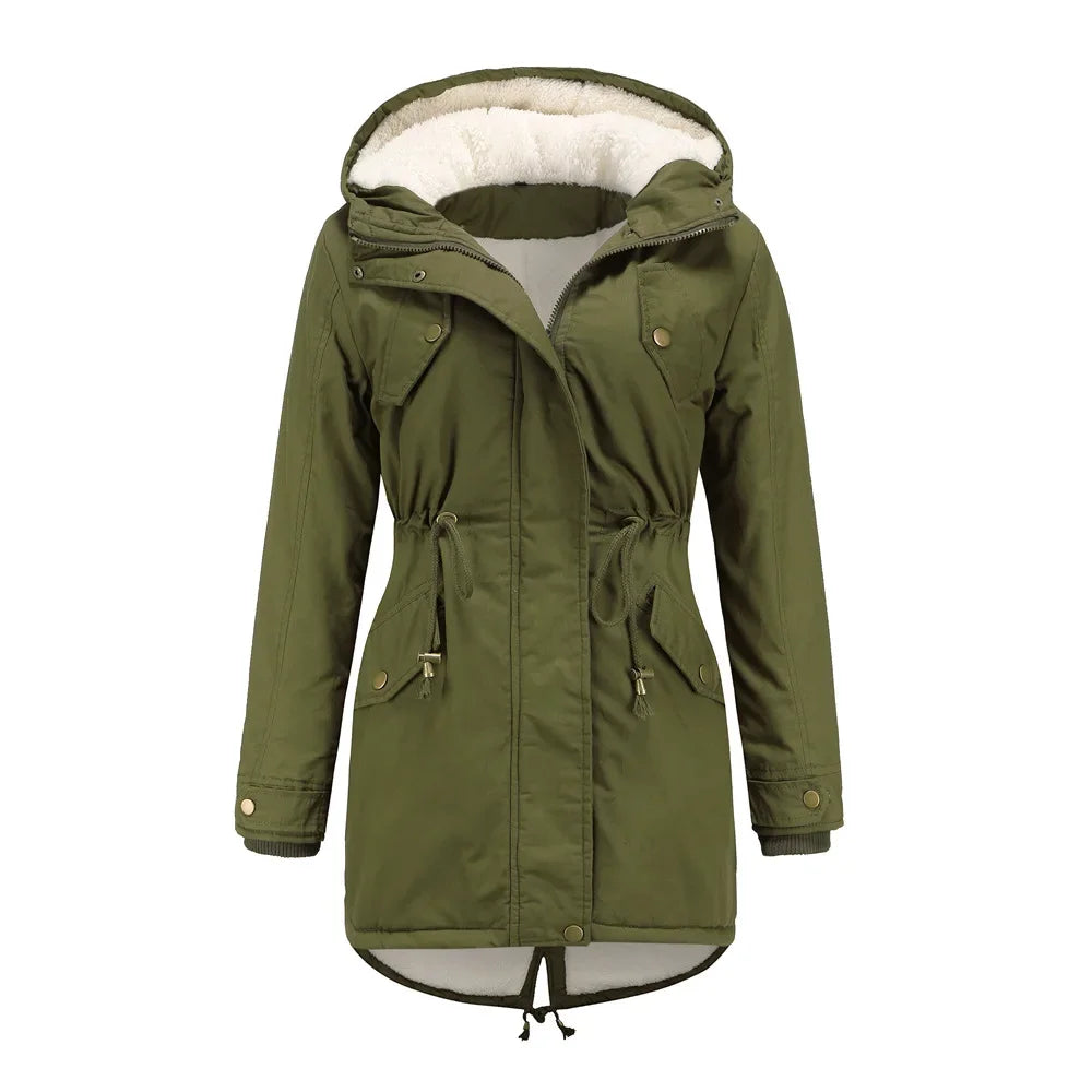 Winter Dames Parka - Fleecevoering En Waterafstotend