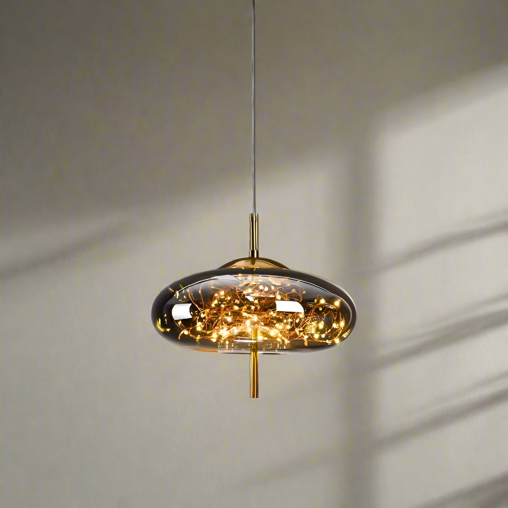 Luxe Glazen Globe Sprinkle Hanglamp