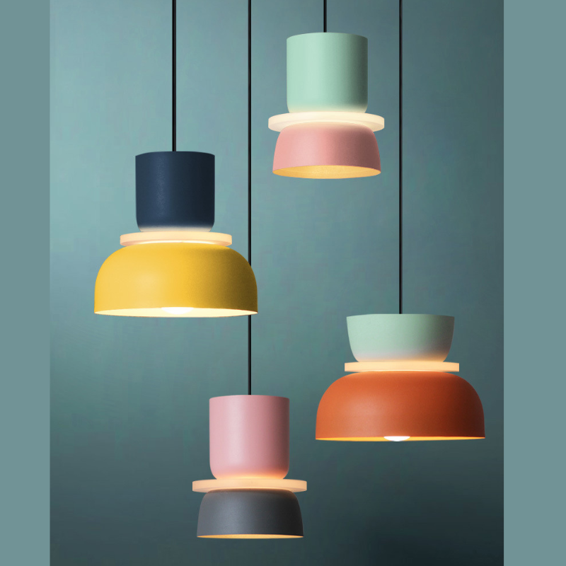 Kleurrijke Macaron Hanglamp – Elegante Verlichting voor Thuis