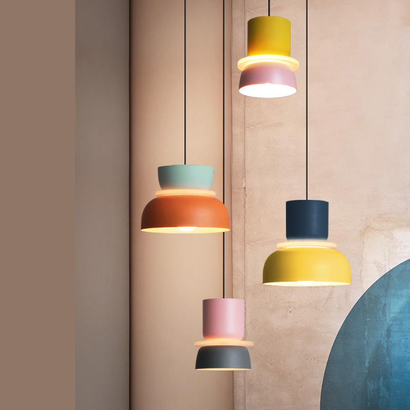 Kleurrijke Macaron Hanglamp – Elegante Verlichting voor Thuis