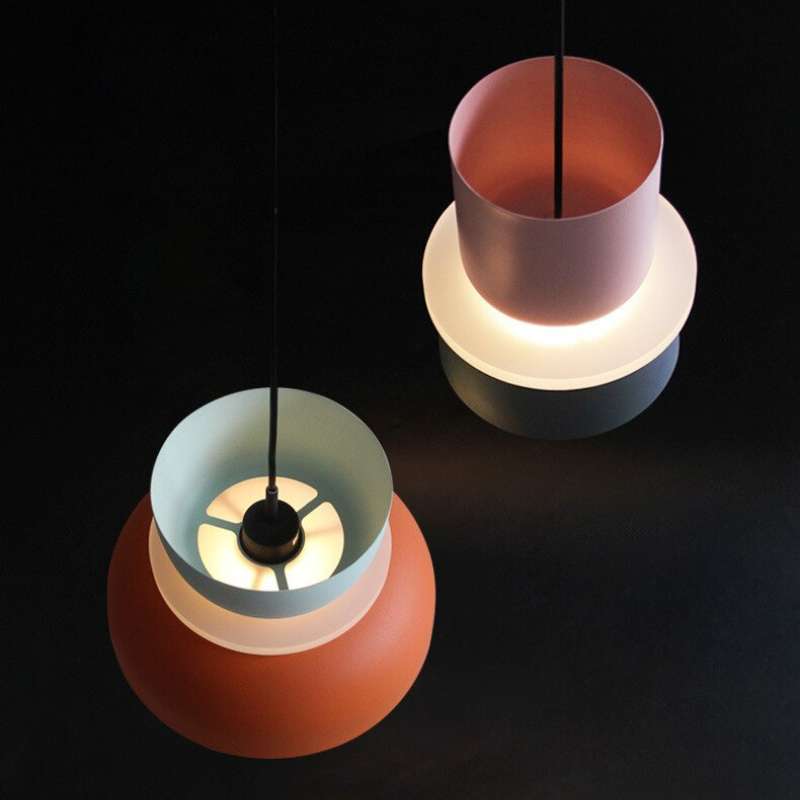 Kleurrijke Macaron Hanglamp – Elegante Verlichting voor Thuis