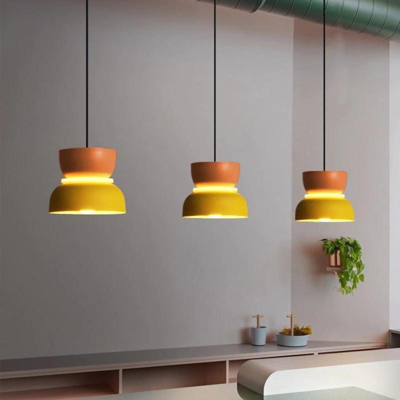 Kleurrijke Macaron Hanglamp – Elegante Verlichting voor Thuis