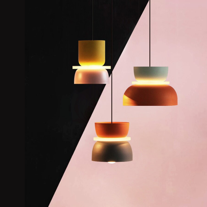 Kleurrijke Macaron Hanglamp – Elegante Verlichting voor Thuis