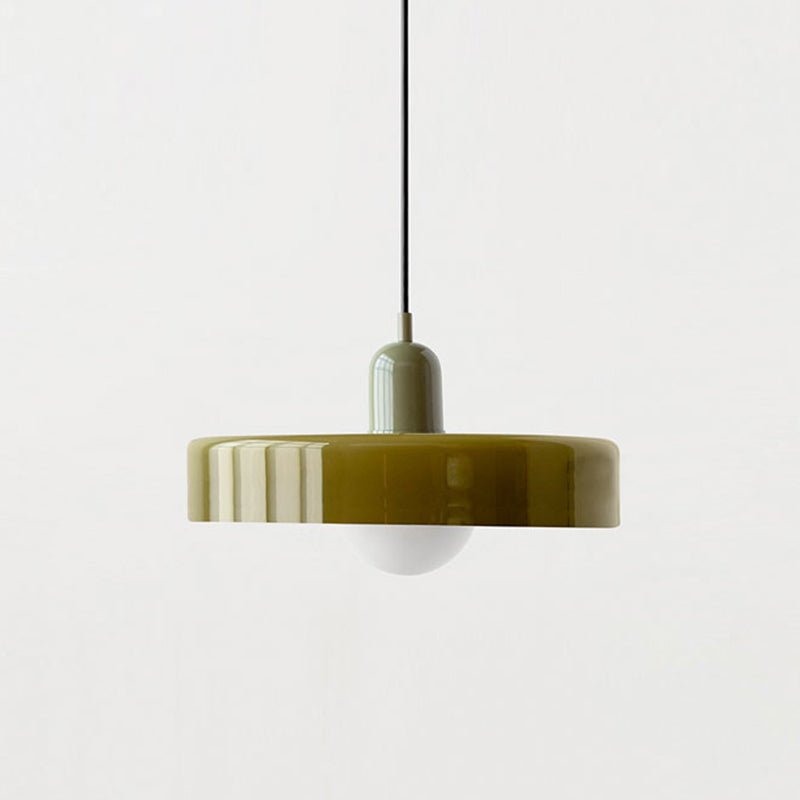 Stijlvolle Bauhaus Hanglamp van Kleurig Glas – Modern Design