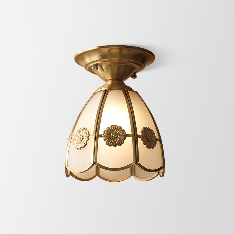 Amerikaanse Vintage Koper Hanglamp - Elegante Verlichting