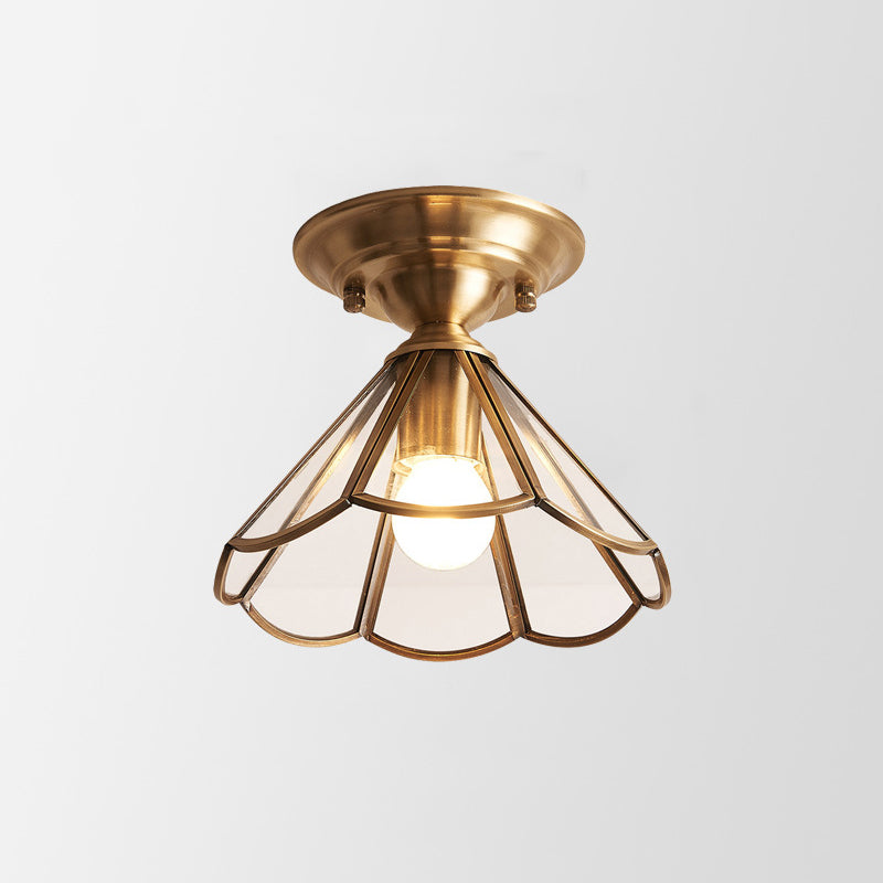 Amerikaanse Vintage Koper Hanglamp - Elegante Verlichting